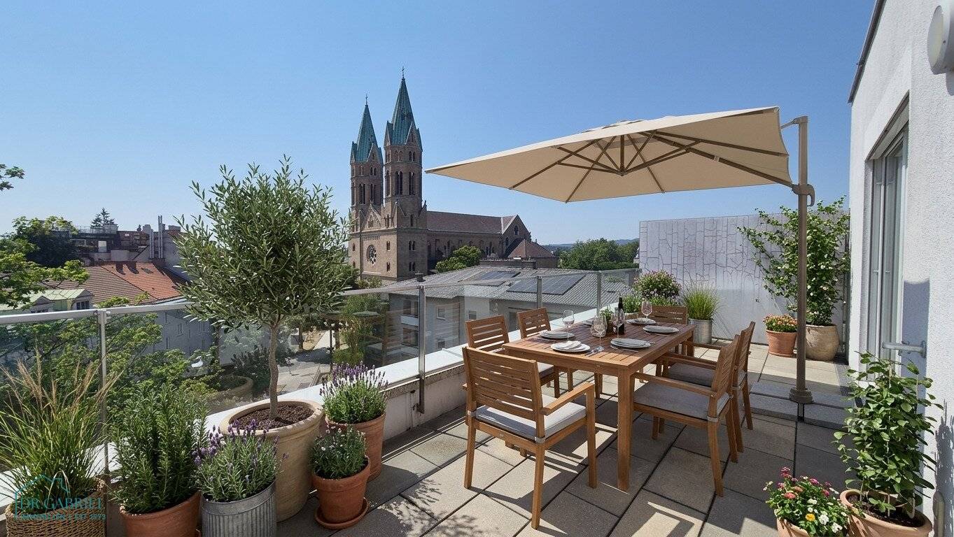 TERRASSENMIETE MIT 3 SCHLAFZIMMER