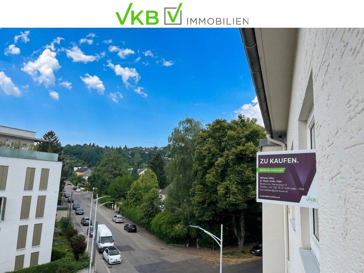 Großzügige 4- Zimmer Wohnung mit Panoramablick am Fuße des Pöstlingbergs!