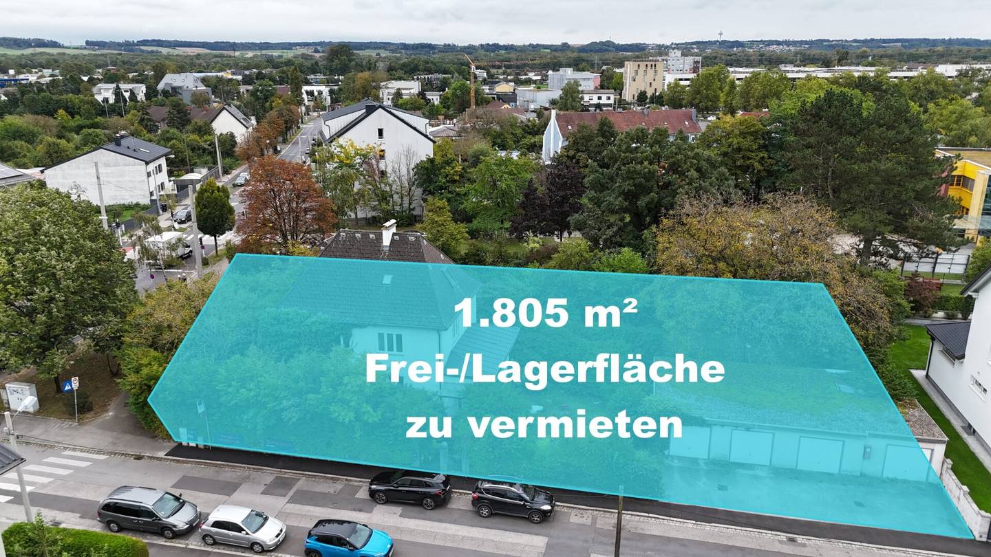 1,805 m² open space for rent at €1.10 per m² in 4030 Linz,