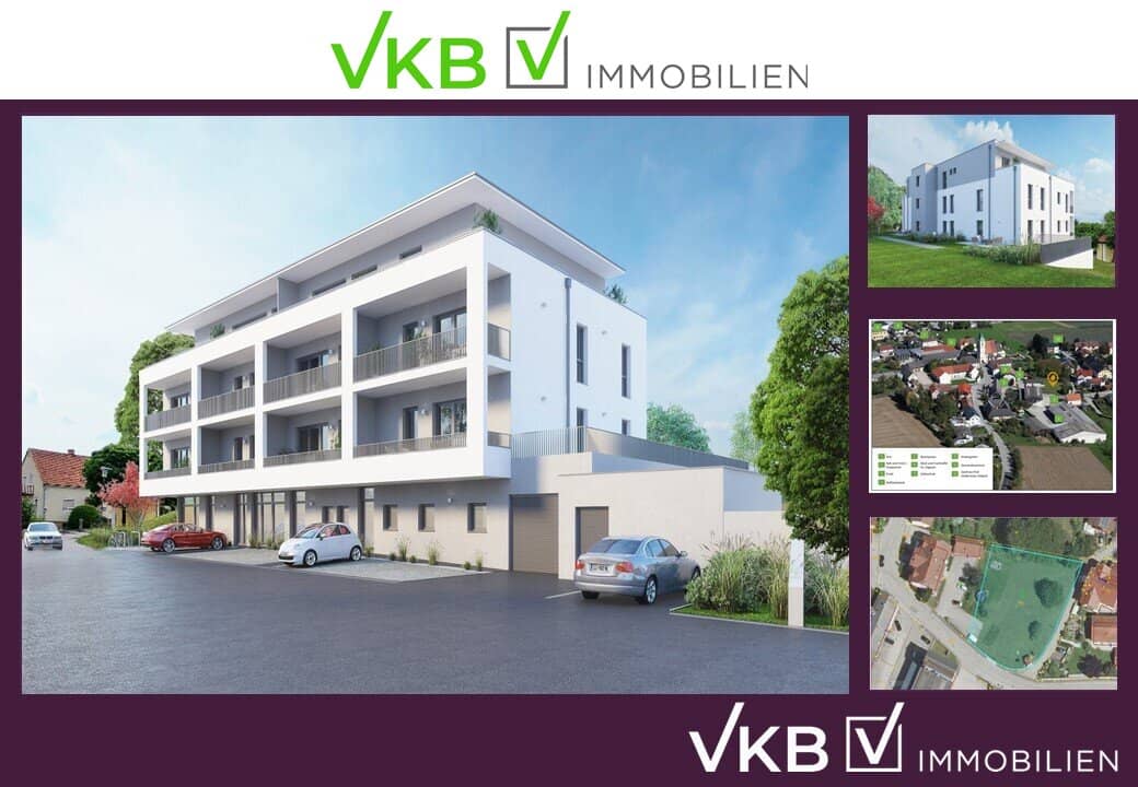 New construction project in the center of Hofkirchen i. Tkr. modern apartment in top location