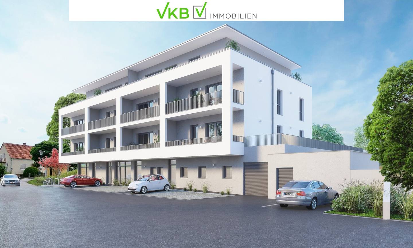 New construction project in the center of Hofkirchen i. Tkr. modern apartment in top location