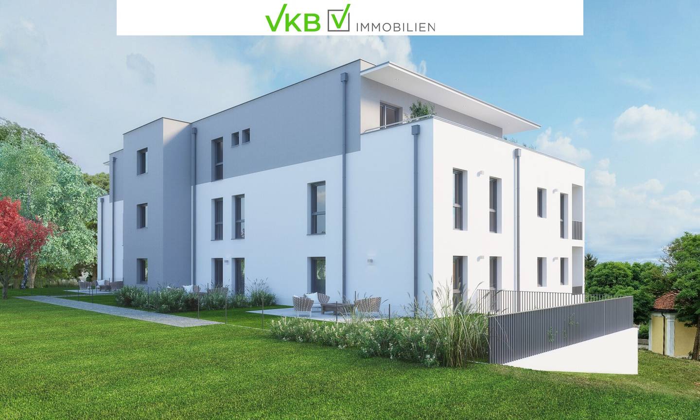 New construction project in the center of Hofkirchen i. Tkr. modern apartment in top location