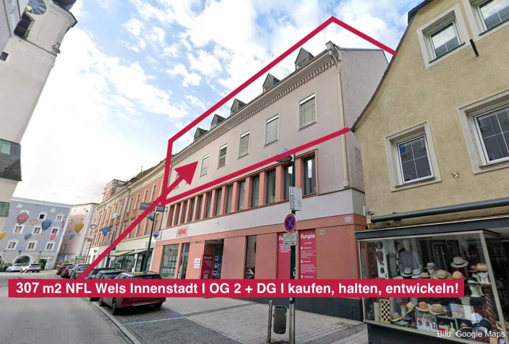 11,9 % Rendite I Innenstadt Wels – Anlageobjekt mit Fix-Cashflow & Entwicklungspotenzial!