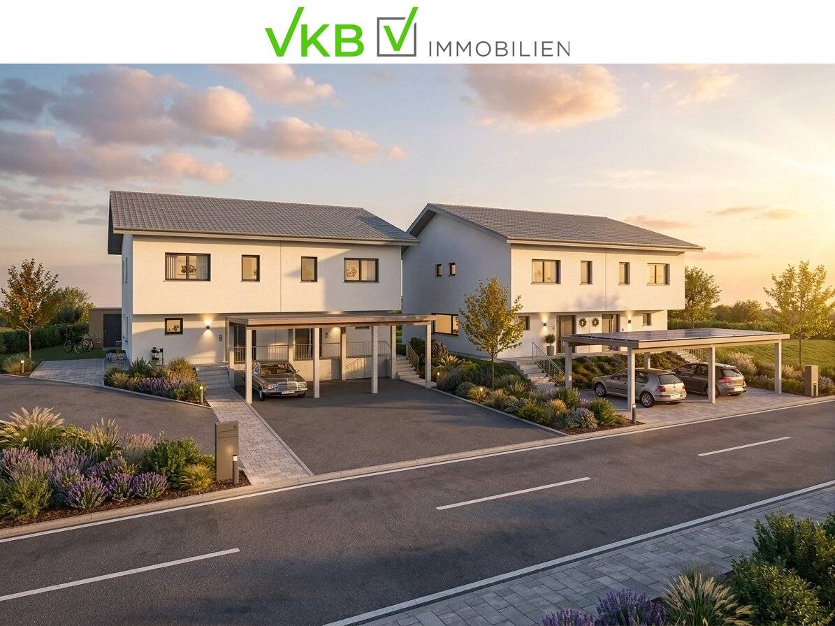 Moderne Neubau-Doppelhaushälfte in ruhiger Naturlage – Ihr neues Zuhause für Ihre Familie in Umsetzung - Baubeginn bereits erfolgt!