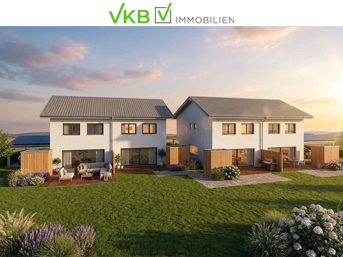 Moderne Neubau-Doppelhaushälfte in ruhiger Naturlage – Ihr neues Zuhause für Ihre Familie in Umsetzung - Baubeginn bereits erfolgt!