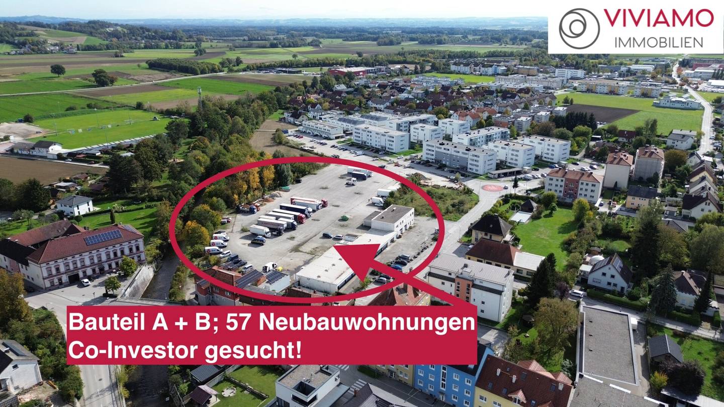Projektpartner gesucht I 57 Neubau-Wohnungen I OÖ I Zuzugsgebiet Linz I 4320 Perg
