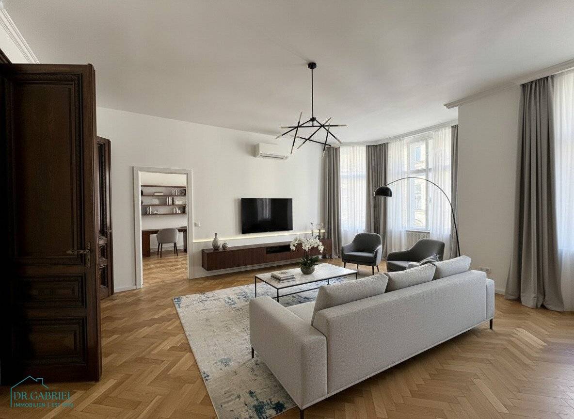 Beautiful old-building apartment for rent with two balconies - first occupancy after renovation