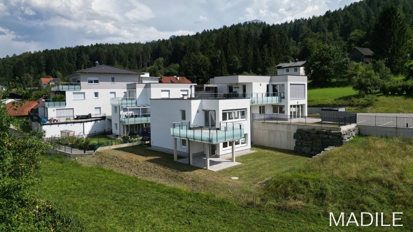 Finkenstein - Auenweg: Gartenwohnung Nähe Faaker See (Bezugsfertig, Neubau)