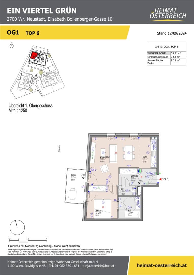 First Occupancy ein viertel grün in Wr. Neustadt perfect for couples