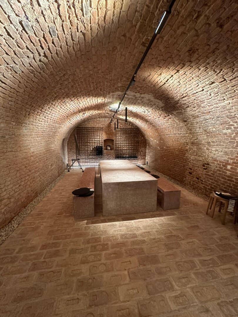 Beautiful heated wine cellar for cozy evenings at Ragnarhof