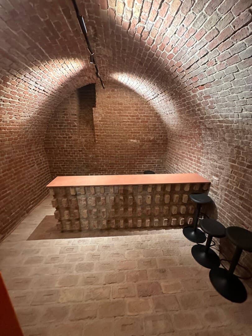 Beautiful heated wine cellar for cozy evenings at Ragnarhof