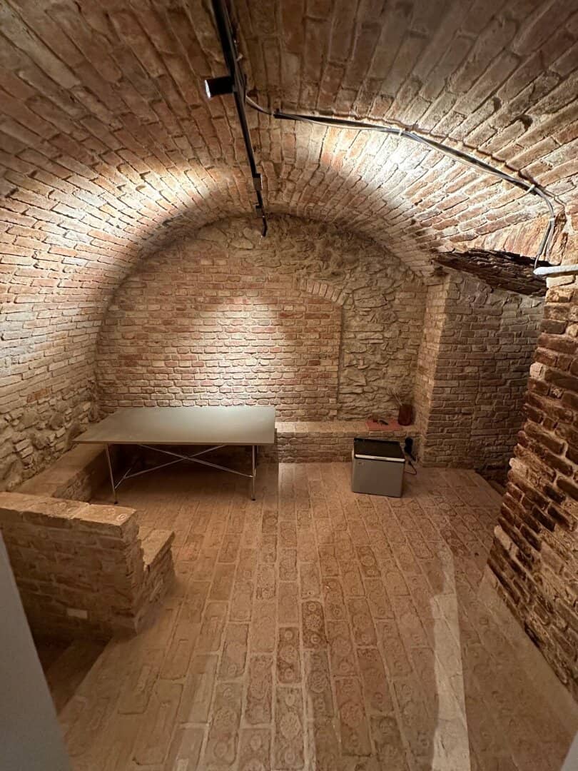 Beautiful heated wine cellar for cozy evenings at Ragnarhof