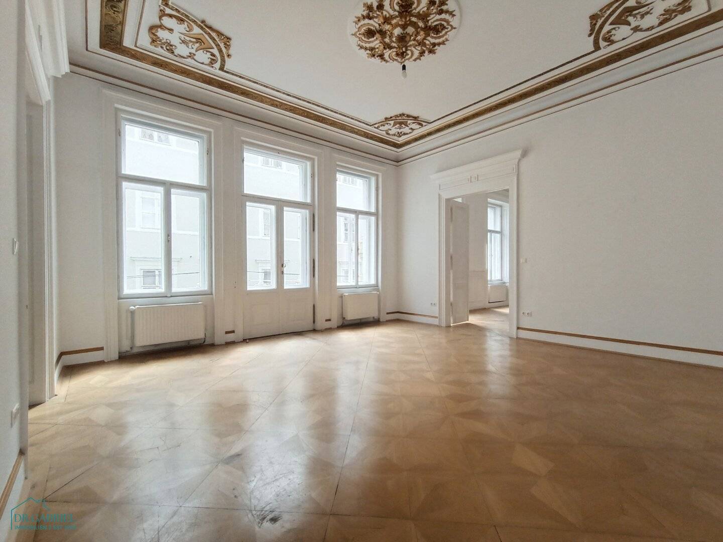 Representative historic building floors with a small balcony