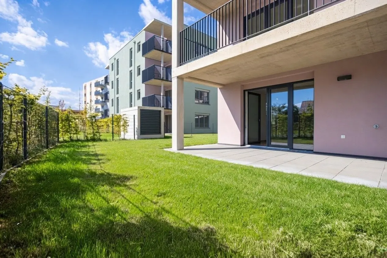ERSTBEZUG "ein viertel grün" in Wr. Neustadt - 2 Zimmerwohnung mit großem Garten