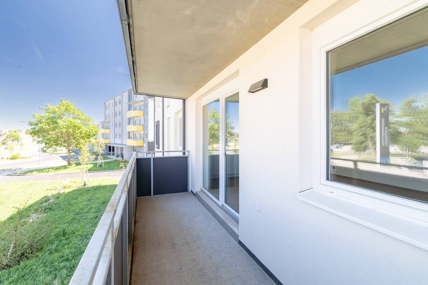 First occupancy ein viertel grün in Wiener Neustadt Couple's dream including balcony
