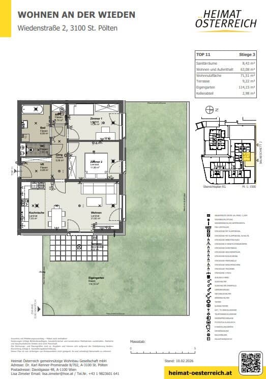 Familienidylle nahe dem Zentrum: 3-Zimmer-Gartenwohnung im Erstbezug
