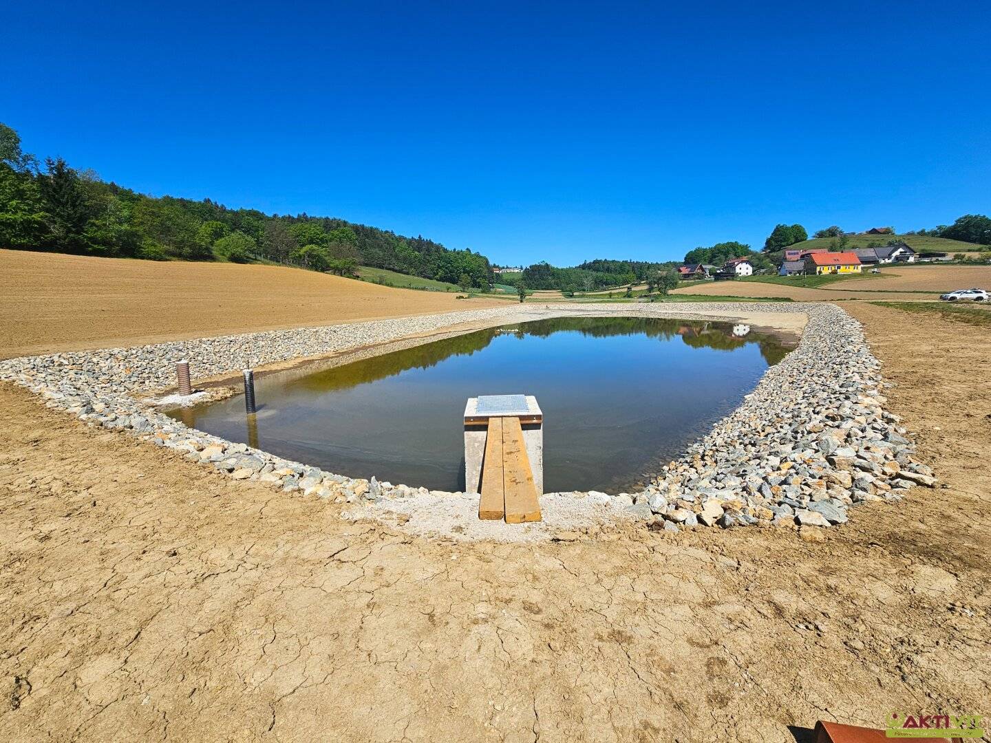 Naturidylle in der Südsteiermark - Teichanlage mit eigener Quelle und Fischerhütte in Vorbereitung