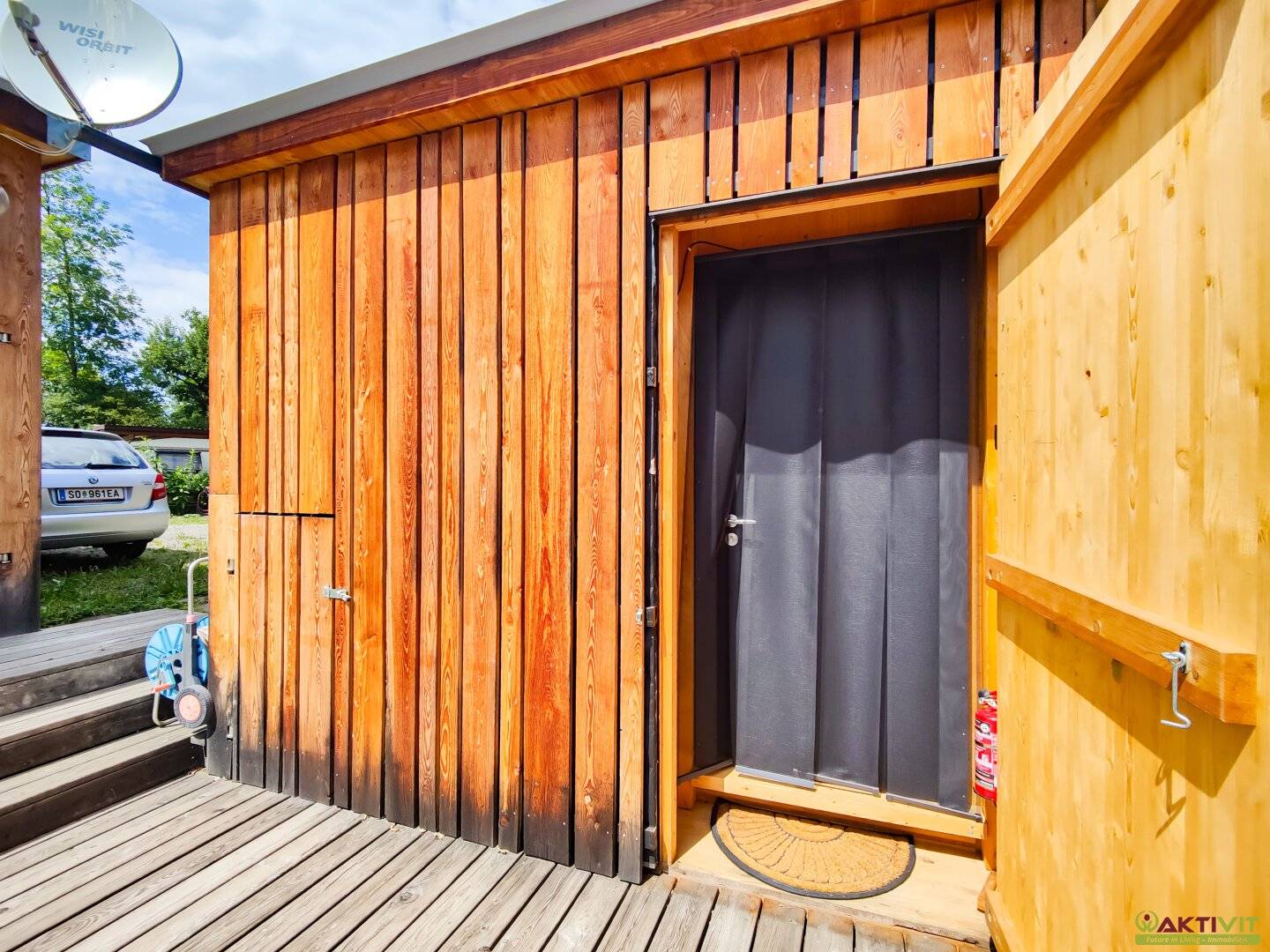 Winterfeste Tiny Houses mit Terrasse auf Pachtgrund am Röcksee. - Ihr Feriendomizil nahe Mureck.