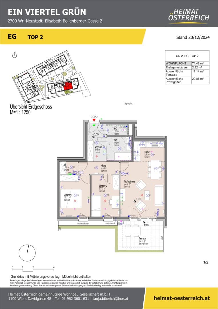 First occupancy ein viertel grün in Wr. Neustadt Your 3 room garden dream awaits? No trailing punctuation required but the instruction says no trailing punctuation; We'll adjust to: First occupancy ein viertel grün in Wr. Neustadt Your 3 room garden dream awaits