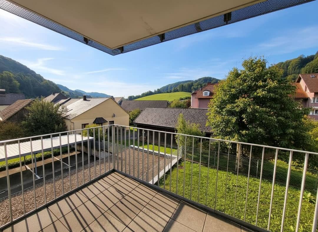 Beautiful 3 room apartment with balcony in Randegg