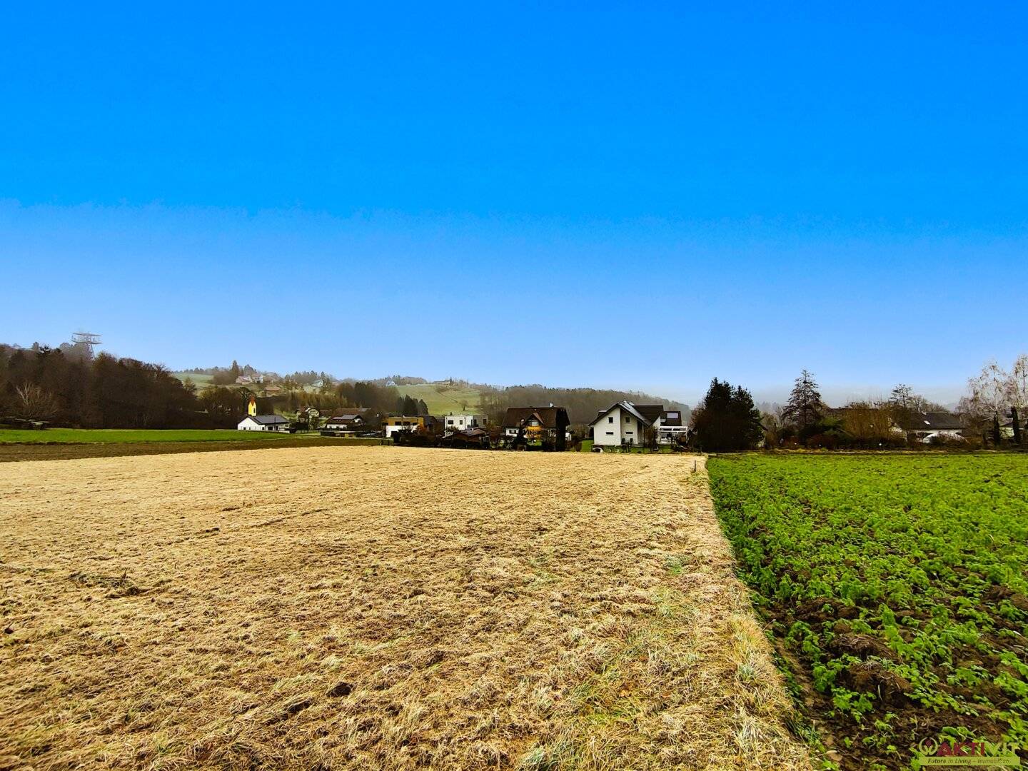 Genießen Sie die Ruhe mit Ausblick ins Grüne. - 20 Min. vor Graz. - Beliebte und naturnahe Lage bei Fernitz!