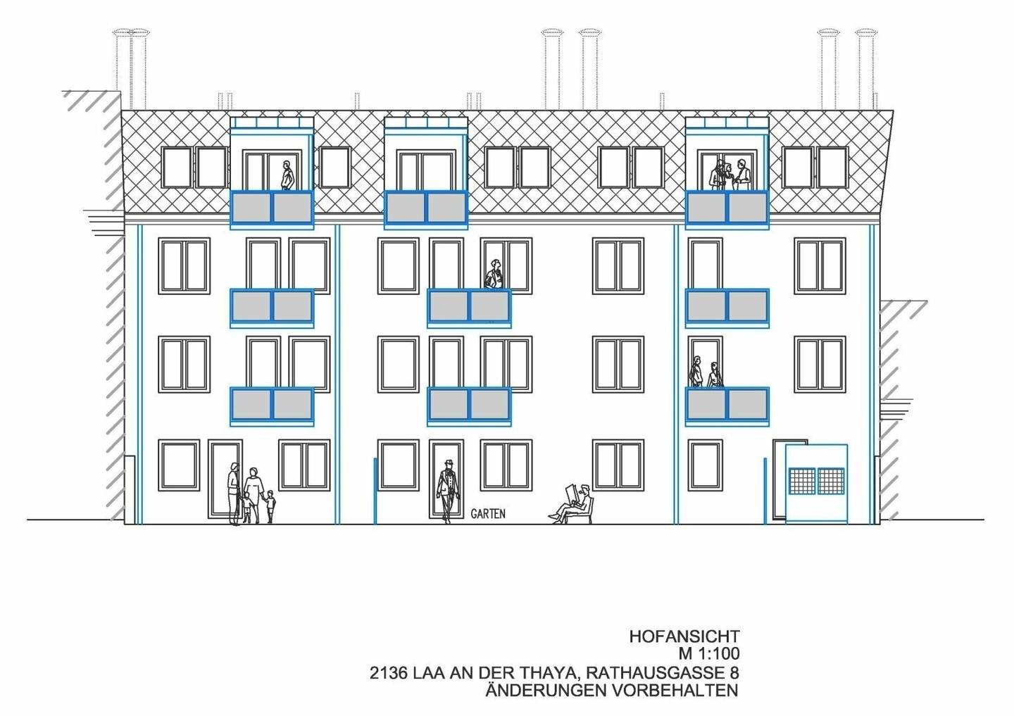 PROVISIONSFREI: Bewilligtes Bauträgerprojekt Laa an der Thaya (Zentrum)