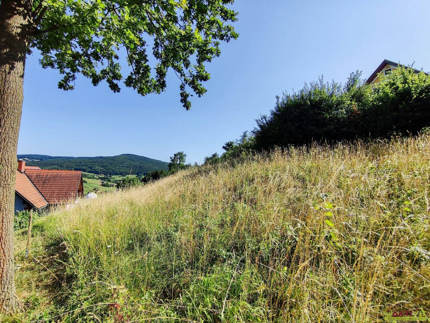 Attraktiver Baugrund mit 1.860 m² Bauland und Projekt für Mehrfamilienhaus.
