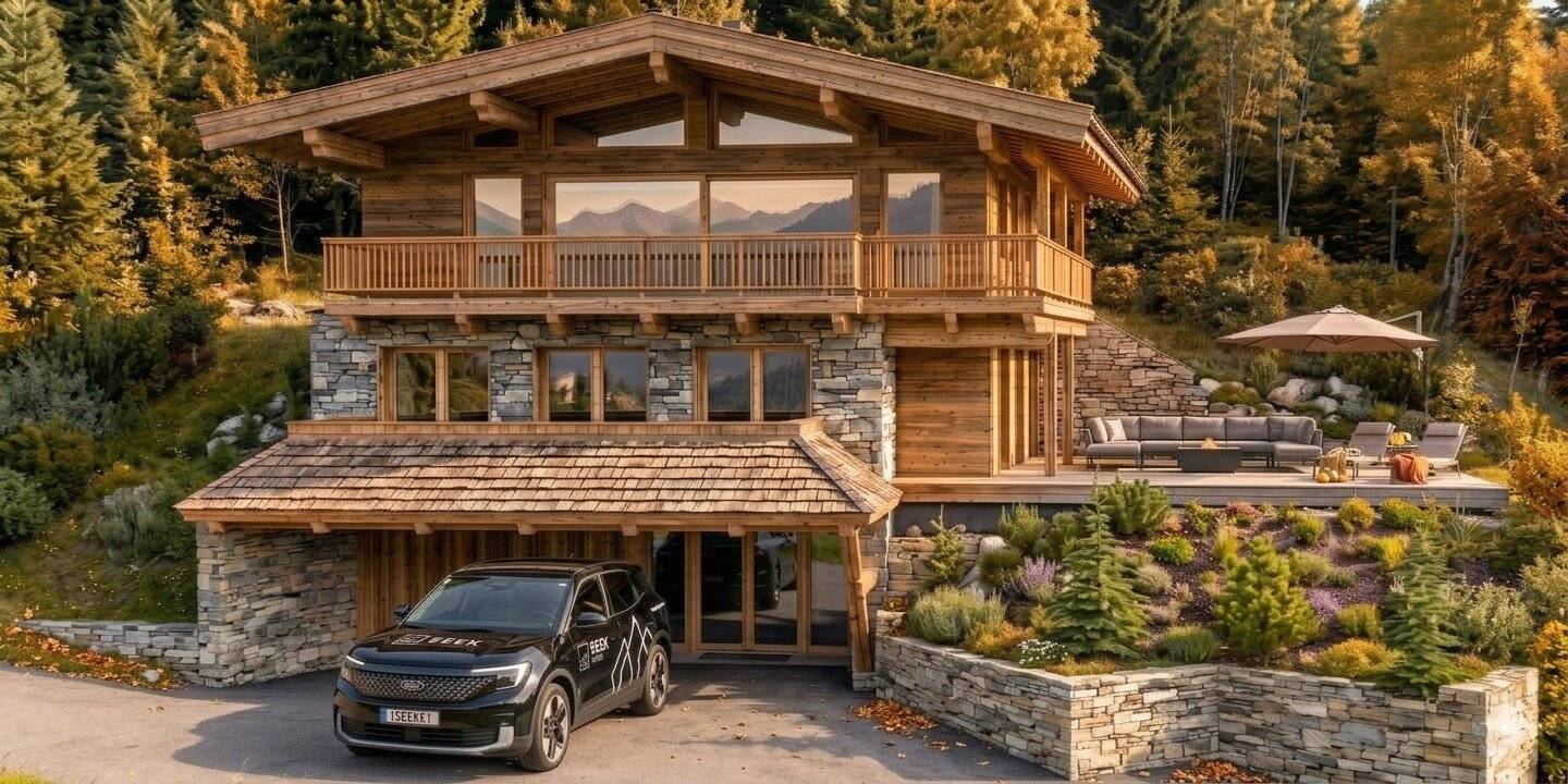 Exclusive new-build chalet with unobstructed eagle's nest view