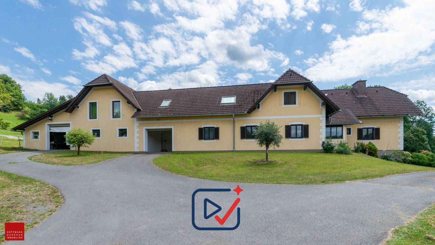 LEBEN AM LAND – GROßZÜGIGE EIGENTUMSWOHNUNG MIT 3,8 HA GRUND FÜR SELBSTVERSORGER