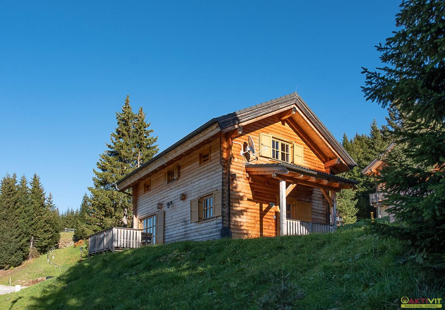 Top Deal ! Alm-Chalet auf der Koralpe. - Ideal zur Vermietung. - Fußläufig zum Ski-Lift. - Herrlicher Ausblick.