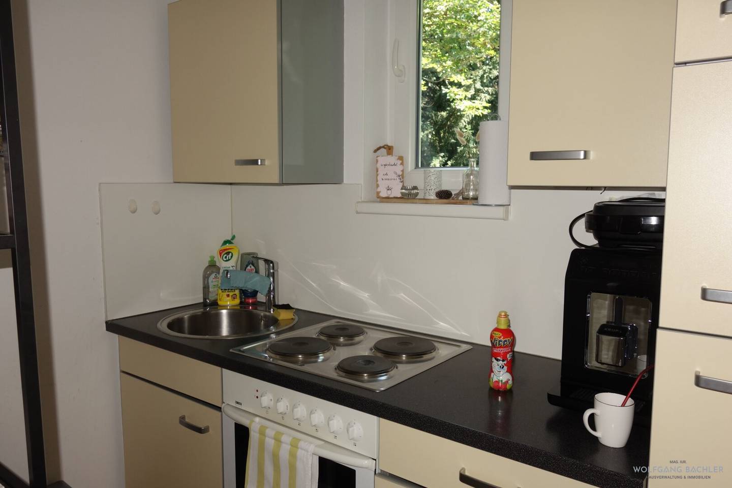 Modern 2-room apartment in Graz with balcony, parking space &amp; fitted kitchen