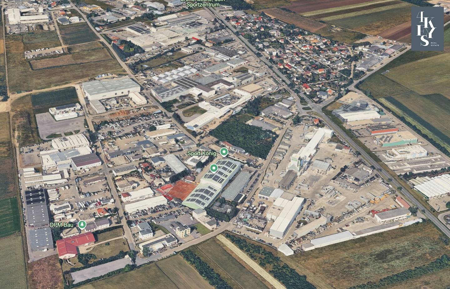 Gewerbeliegenschaft im Industriegebiet Hagenbrunn