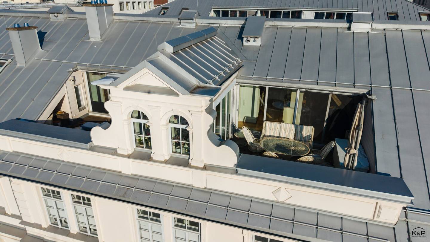 A Jewel above the Rooftops of Villach, where historic architecture meets modern luxury living and a dreamlike view