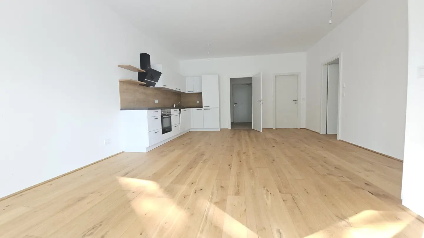 Erstbezug 3-Zimmer-Gartenwohnung mit Terrasse/ Garten &amp; Autoabstellplatz – € 269.000.-