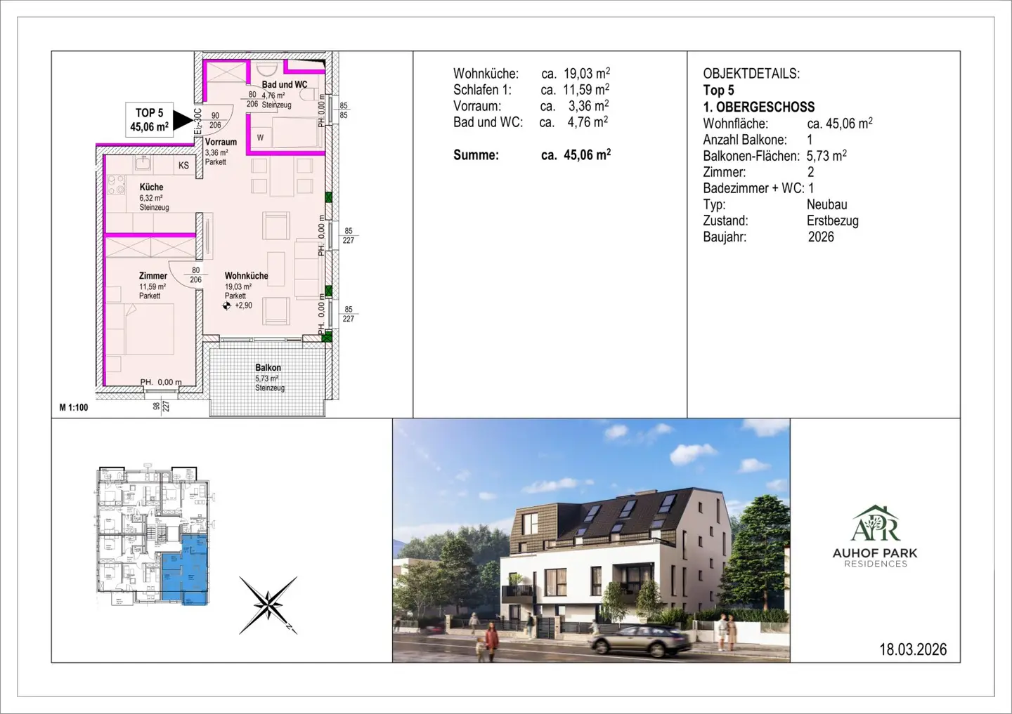 Bright two room apartment with balcony | First occupancy Spring 2027 simpleened by translation? no, keep exact format? OK yes, keep | First occupancy Spring 2027 okay but remove?