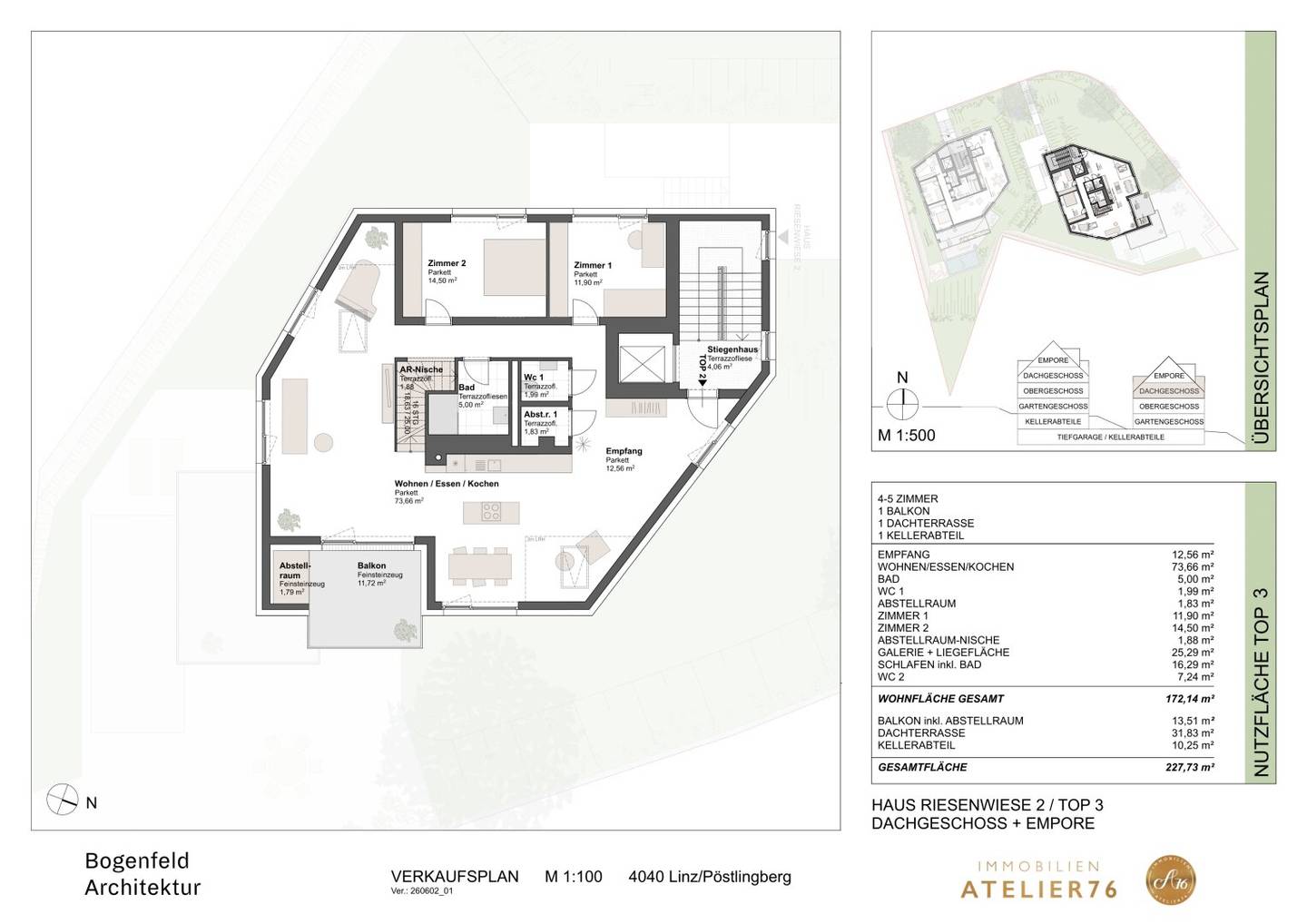 DAS KEIML at the Auberg Premium Living at the Auberg Exclusive Condominiums above the Rooftops of Linz