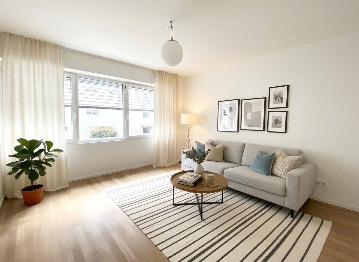 Apartment in quiet inner courtyard complex, balcony extension possible