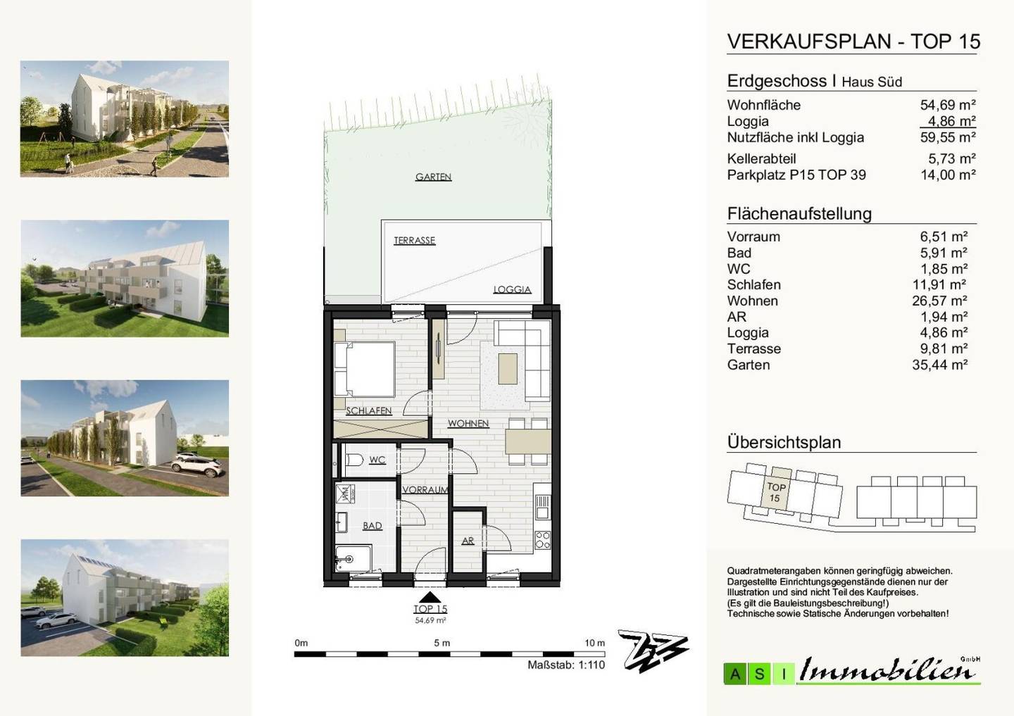GRÜNE ALLEE GALLNEUKIRCHEN - two and three room apartments, 55 to 70 m² NEW BUILD FIRST OCCUPANCY