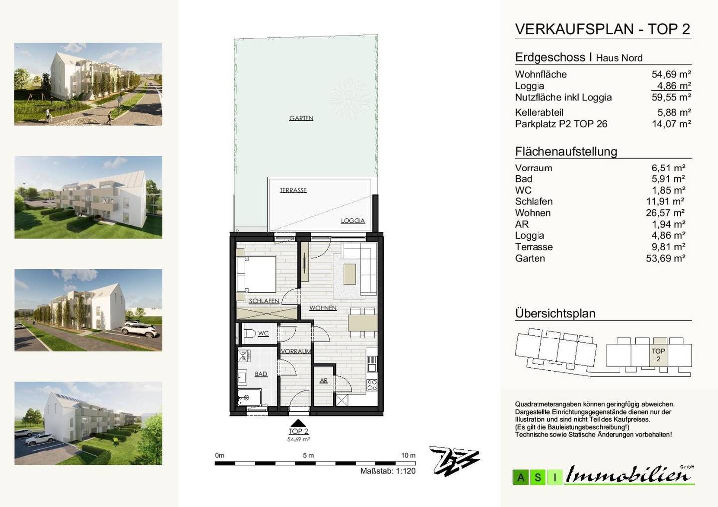 Grüne Allee Gallneukirchen 2 and 3 room apartments 55 to 70 m² New construction first occupancyen? no