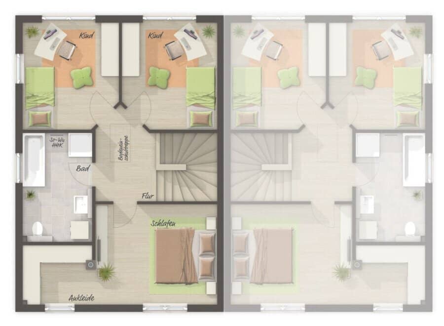 Top-Doppelhaushälfte 5,5 Zimmer und großer Garten