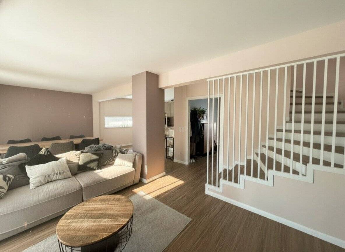Your home in the green, modern end terrace house with up to date heating and ventilation technology