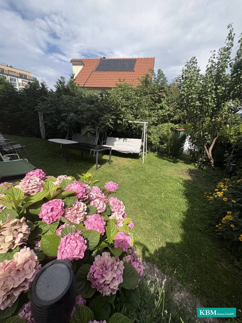 Well-maintained house with garden