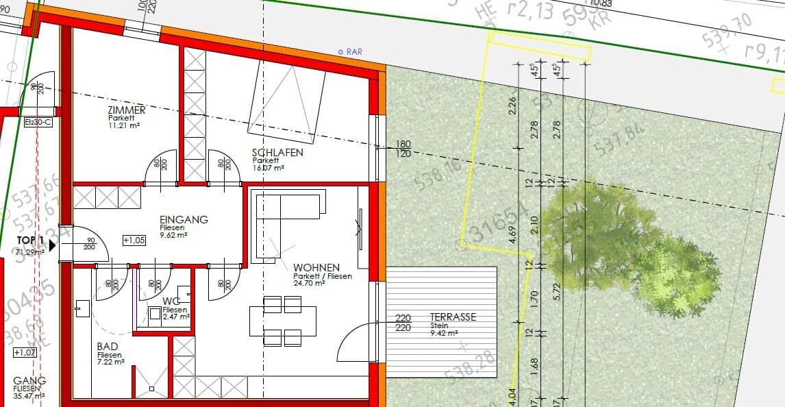 St. Georgen MITTE - a location - many possibilities