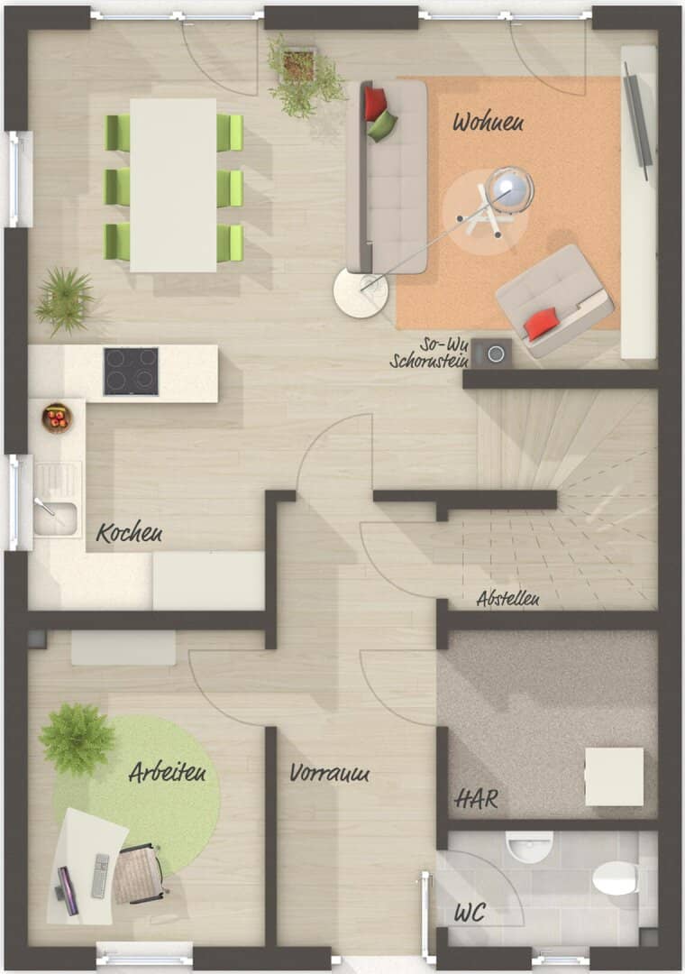 Top-Einfamilienhaus Meiningen! Regional - Massiv - 5,5 Zimmer - HAUS 1