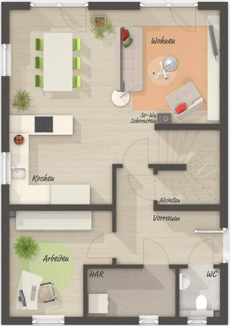 Top-Einfamilienhaus Meiningen! Regional - Massiv - 5,5 Zimmer - HAUS 1