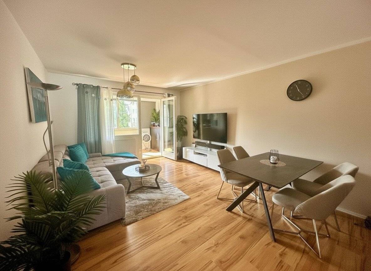New price: Beautiful 3 room apartment with loggia in Haid at top price - immediately available