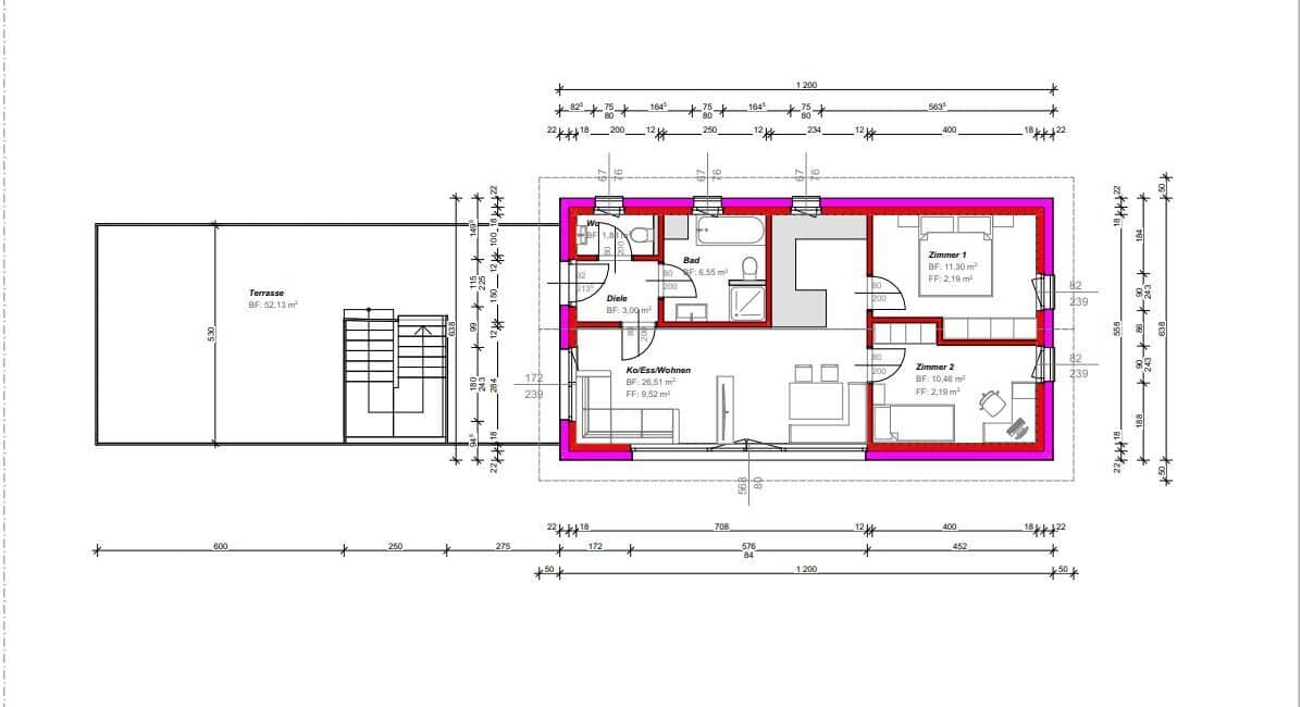 Unique attic apartment with only 2 units