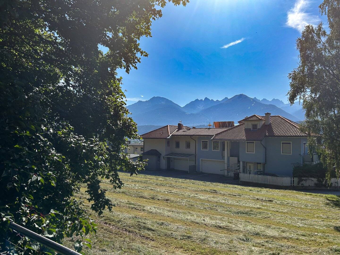 New build semi detached house in solid masonry construction in Zirl,