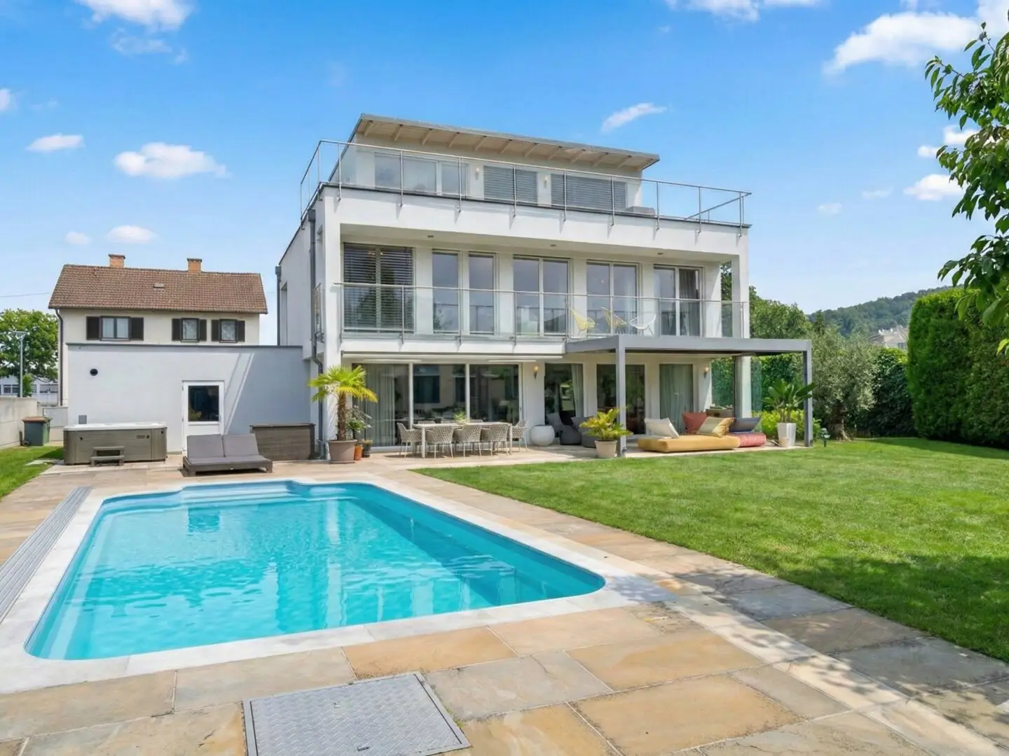 Wellness-Residenz mit Schneebergblick: Modernes High-End-Domizil für Familie & Business im Schwarzatal
