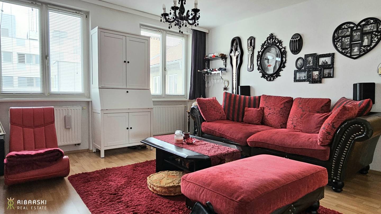 Hofseitige Wohnung mit Charme und separater Loggia nahe dem Hauptplatz - Thermische Sanierung in Arbeit